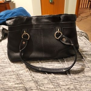 Black coach handbag
